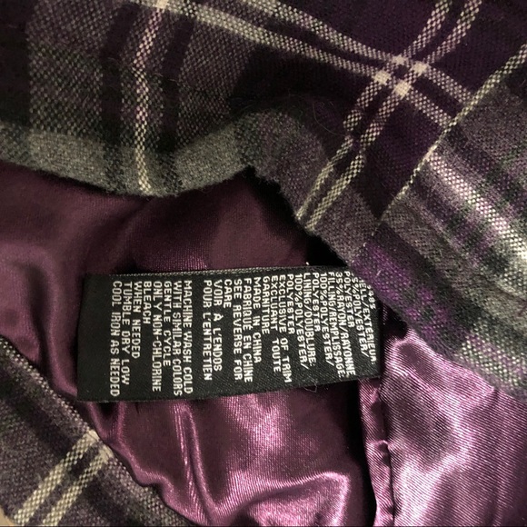 ❤️ Calvin Klein plaid pea coat. 2 - Picture 3 of 7